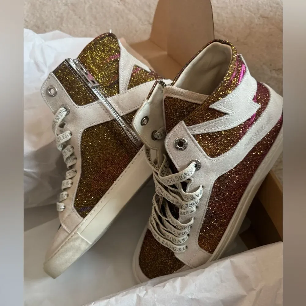 Zadig & Voltaire Multicolor High-Top Sneakers - Picture 7 of 15